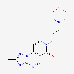 2-methyl-7-[3-(morpholin-4-yl)propyl]pyrido[3,4-e][1,2,4]triazolo[1,5-a]pyrimidin-6(7H)-one - 