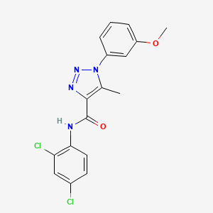 N-(2,4-dichlorophenyl)-1-(3-methoxyphenyl)-5-methyl-1H-1,2,3-triazole-4-carboxamide - 