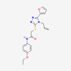 N-(4-ethoxyphenyl)-2-{[5-(furan-2-yl)-4-(prop-2-en-1-yl)-4H-1,2,4-triazol-3-yl]sulfanyl}acetamide - 577790-97-7
