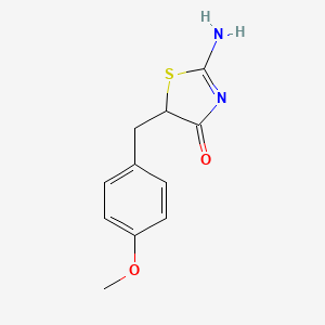 2-Imino-5-(4-methoxybenzyl)thiazolidin-4-one - 