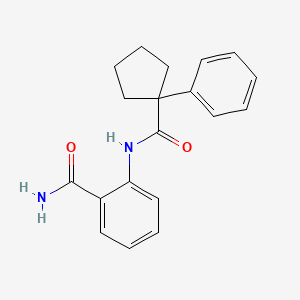 2-{[(1-phenylcyclopentyl)carbonyl]amino}benzamide - 
