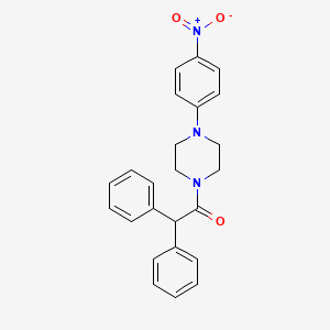 1-[4-(4-Nitrophenyl)piperazin-1-yl]-2,2-diphenylethanone - 