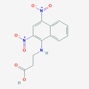 N-(2,4-dinitro-1-naphthyl)-beta-alanine - 