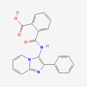 2-({2-Phenylimidazo[1,2-A]pyridin-3-YL}carbamoyl)benzoic acid - 