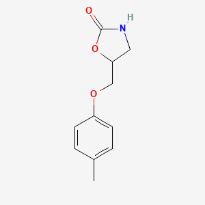 5-[(4-methylphenoxy)methyl]-1,3-oxazolidin-2-one - 86181-89-7
