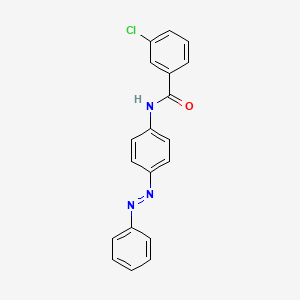 3-chloro-N-[4-(phenyldiazenyl)phenyl]benzamide - 