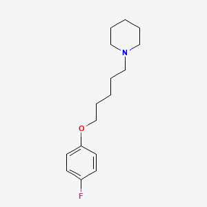 1-[5-(4-fluorophenoxy)pentyl]piperidine - 