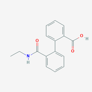 2-[2-(ethylcarbamoyl)phenyl]benzoic acid - 