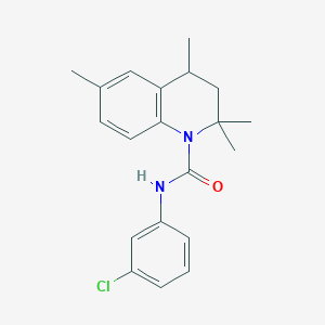 N-(3-chlorophenyl)-2,2,4,6-tetramethyl-3,4-dihydroquinoline-1(2H)-carboxamide - 