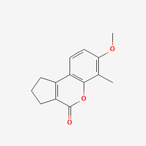 7-methoxy-6-methyl-2,3-dihydro-1H-cyclopenta[c]chromen-4-one - 6156-10-1