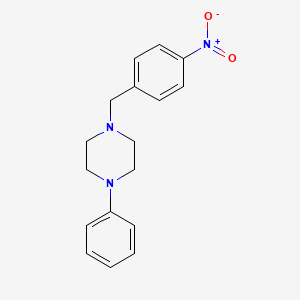 1-(4-nitrobenzyl)-4-phenylpiperazine - 40224-22-4