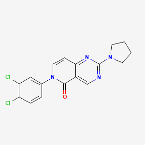 6-(3,4-dichlorophenyl)-2-(pyrrolidin-1-yl)pyrido[4,3-d]pyrimidin-5(6H)-one - 