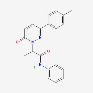2-[3-(4-methylphenyl)-6-oxopyridazin-1(6H)-yl]-N-phenylpropanamide - 