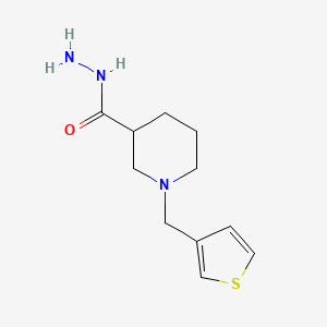 1-(Thiophen-3-ylmethyl)piperidine-3-carbohydrazide - 415937-73-4