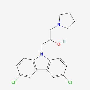 1-(3,6-dichloro-9H-carbazol-9-yl)-3-(1-pyrrolidinyl)-2-propanol - 