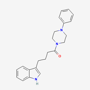 4-(1H-indol-3-yl)-1-(4-phenylpiperazin-1-yl)butan-1-one - 