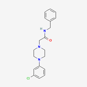 N-benzyl-2-[4-(3-chlorophenyl)piperazin-1-yl]acetamide - 