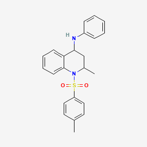 2-methyl-1-(4-methylbenzenesulfonyl)-N-phenyl-1,2,3,4-tetrahydroquinolin-4-amine - 