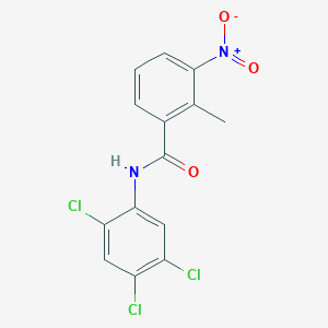 2-methyl-3-nitro-N-(2,4,5-trichlorophenyl)benzamide - 