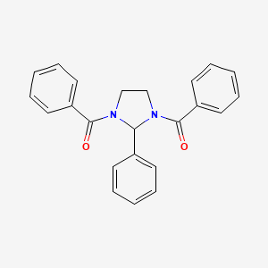 1,3-dibenzoyl-2-phenylimidazolidine - 