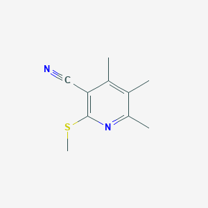 4,5,6-trimethyl-2-(methylthio)nicotinonitrile - 