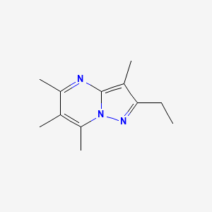 2-ethyl-3,5,6,7-tetramethylpyrazolo[1,5-a]pyrimidine - 6221-46-1
