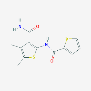 4,5-DIMETHYL-2-[(2-THIENYLCARBONYL)AMINO]-3-THIOPHENECARBOXAMIDE - 