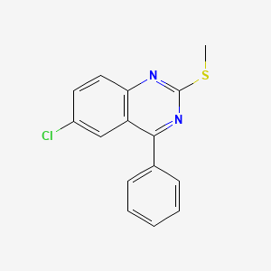 6-chloro-2-(methylthio)-4-phenylquinazoline - 