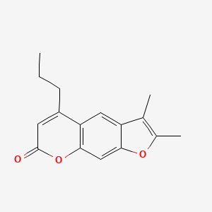 2,3-dimethyl-5-propyl-7H-furo[3,2-g]chromen-7-one - 