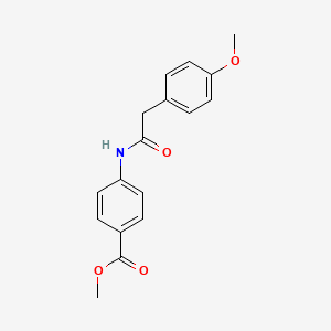 methyl 4-{[(4-methoxyphenyl)acetyl]amino}benzoate - 