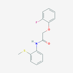2-(2-fluorophenoxy)-N-[2-(methylsulfanyl)phenyl]acetamide - 