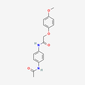 N-[4-(acetylamino)phenyl]-2-(4-methoxyphenoxy)acetamide - 