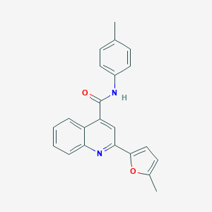 2-(5-methylfuran-2-yl)-N-(4-methylphenyl)quinoline-4-carboxamide - 