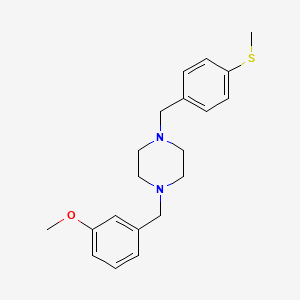 1-(3-Methoxybenzyl)-4-[4-(methylsulfanyl)benzyl]piperazine - 