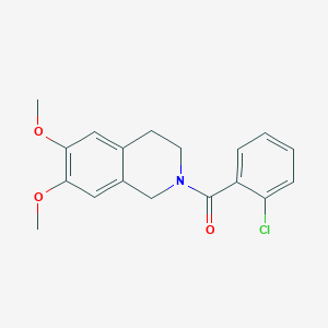 (2-chlorophenyl)(6,7-dimethoxy-3,4-dihydroisoquinolin-2(1H)-yl)methanone - 