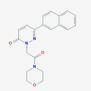 2-[2-(morpholin-4-yl)-2-oxoethyl]-6-(naphthalen-2-yl)pyridazin-3(2H)-one - 