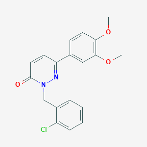 2-(2-chlorobenzyl)-6-(3,4-dimethoxyphenyl)pyridazin-3(2H)-one - 