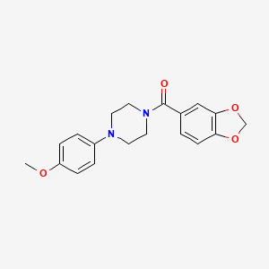 1,3-Benzodioxol-5-yl[4-(4-methoxyphenyl)piperazin-1-yl]methanone - 