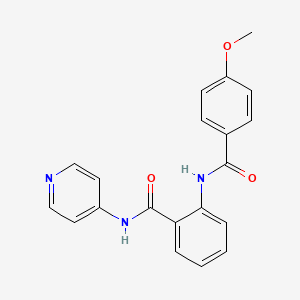 2-[(4-METHOXYBENZOYL)AMINO]-N~1~-(4-PYRIDYL)BENZAMIDE - 