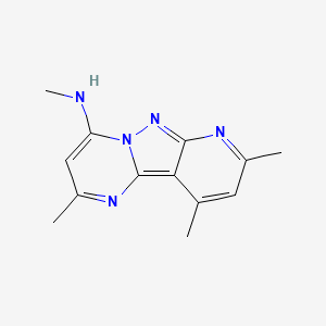 N,4,11,13-tetramethyl-3,7,8,10-tetrazatricyclo[7.4.0.02,7]trideca-1,3,5,8,10,12-hexaen-6-amine - 