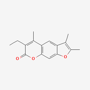 6-ethyl-2,3,5-trimethyl-7H-furo[3,2-g]chromen-7-one - 