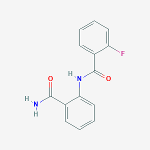 2-(2-fluorobenzamido)benzamide - 349135-16-6