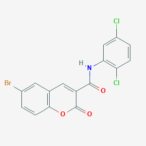 6-Bromo-3-(2,5-dichlorophenylcarbamoyl)-coumarin - 128171-57-3
