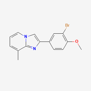 2-(3-bromo-4-methoxyphenyl)-8-methylimidazo[1,2-a]pyridine - 