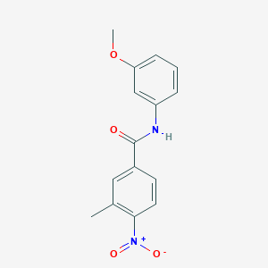 N-(3-methoxyphenyl)-3-methyl-4-nitrobenzamide - 