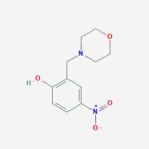 2-(4-morpholinylmethyl)-4-nitrophenol - 