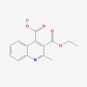 3-(Ethoxycarbonyl)-2-methylquinoline-4-carboxylic acid - 