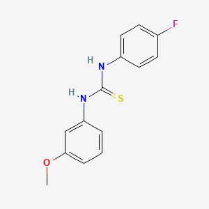 1-(4-Fluorophenyl)-3-(3-methoxyphenyl)thiourea - 