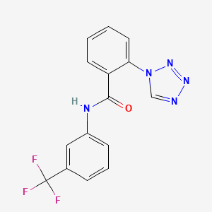 2-(1H-tetrazol-1-yl)-N-[3-(trifluoromethyl)phenyl]benzamide - 