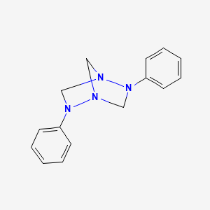 2,5-diphenyl-1,2,4,5-tetraazabicyclo[2.2.1]heptane - 19437-32-2